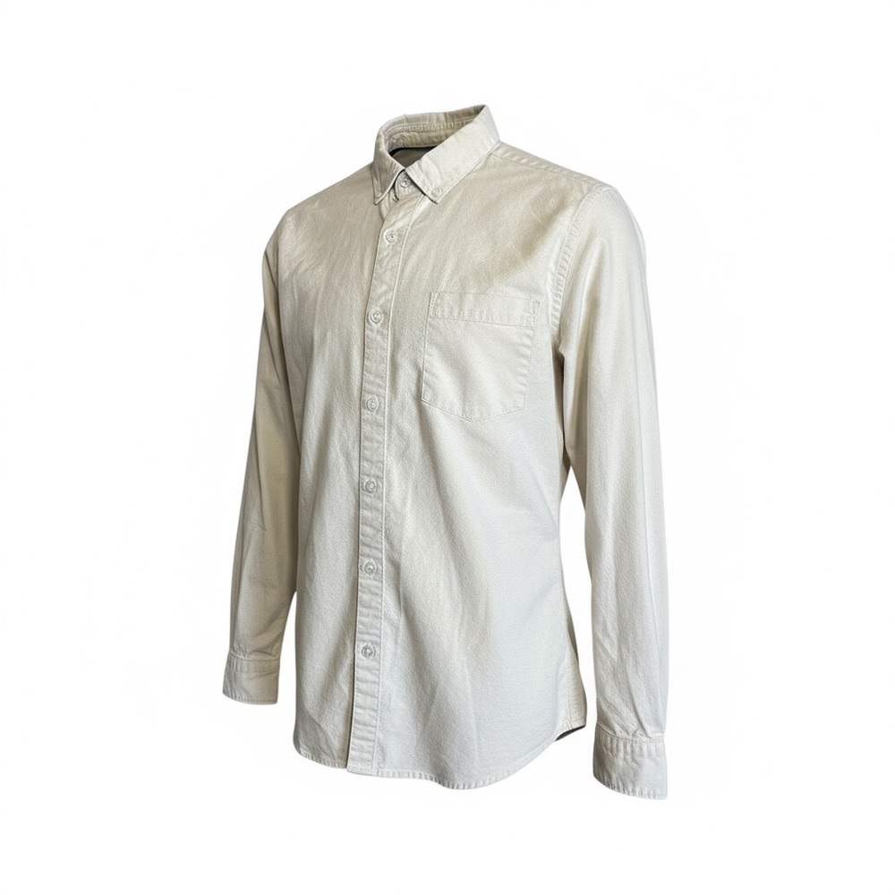 Topman Cream Casual Button Down Shirt